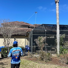 -Drone-Assisted-Roof-Wash-in-Palencia-Red-Tile-Roof-Cleaning-in-St-Augustine 0