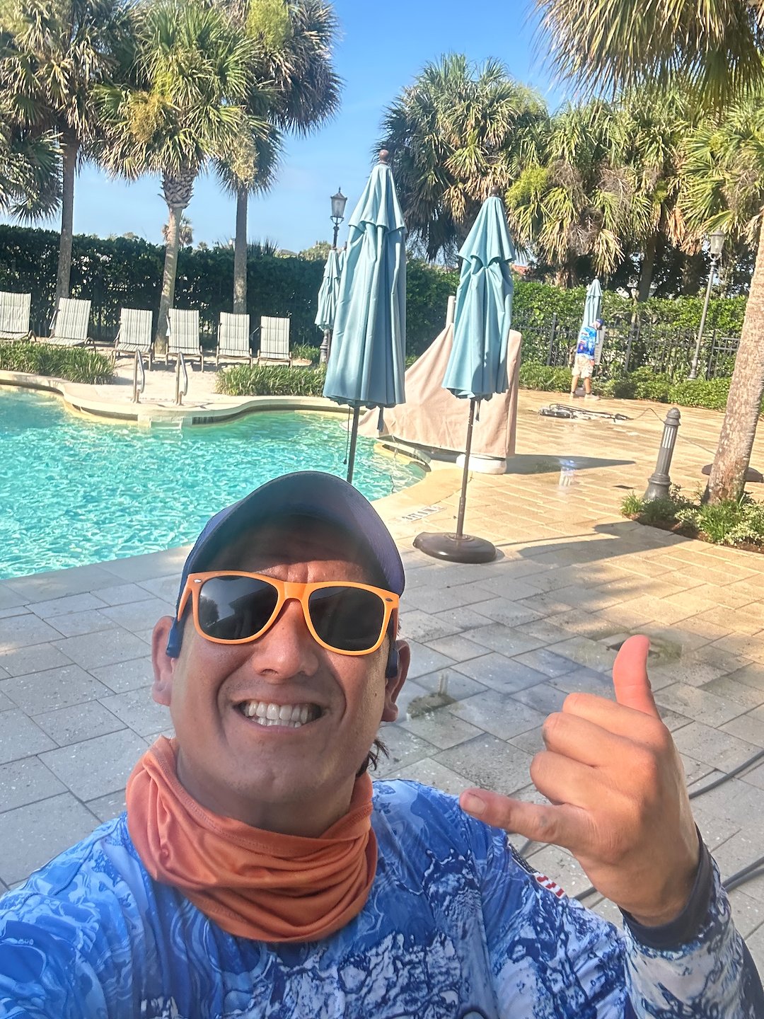 🇺🇸✨ Fourth of July Commercial Pool Deck Paver Cleaning Success at Ponte Vedra Inn & Club | Wash This Way ✨🇺🇸